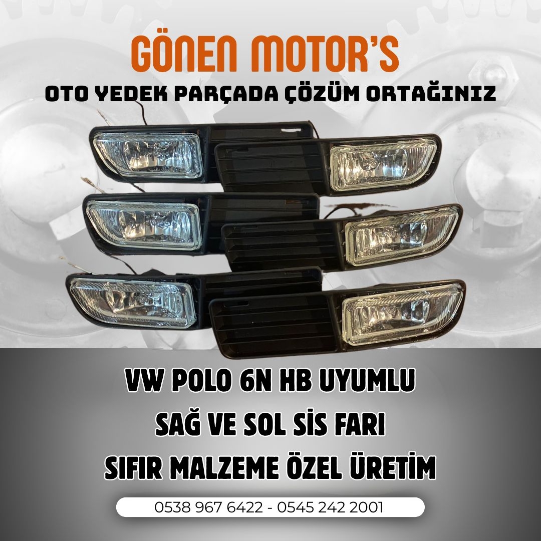 100 - Polo 6N Sis Far Seti | 6N0 941 699 – 6N0 941 700 (Sağ – Sol)